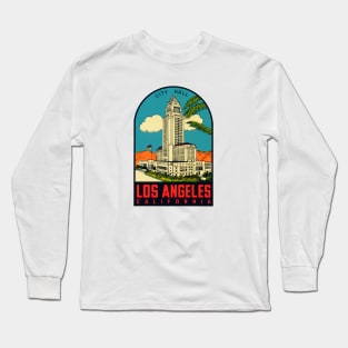 1960s Los Angeles City Hall Long Sleeve T-Shirt